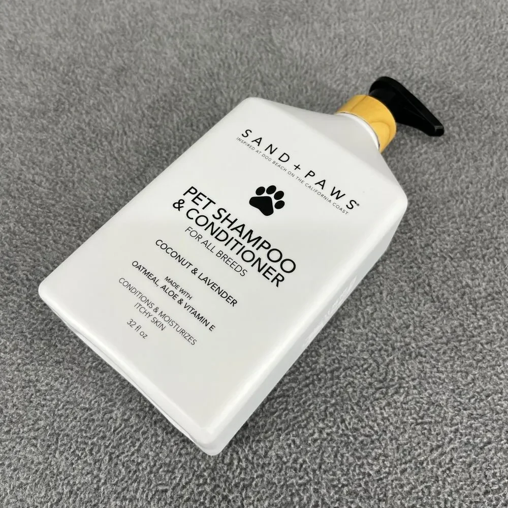 Sand + Paws Coconut & Lavender Pet‎ Shampoo & Conditioner 32 fl oz